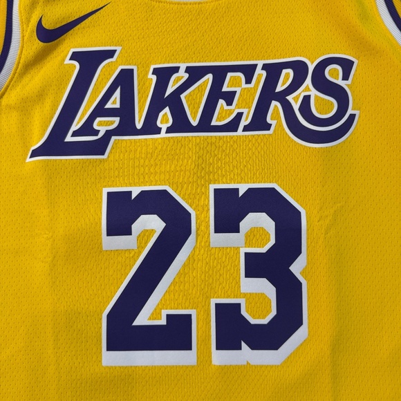 Nike LeBron James Los Angeles Lakers Icon Edition Swingman Jersey Size XL 52 NWT - Picture 3 of 9
